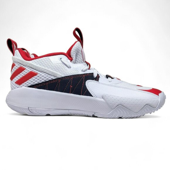 Adidas Dame Certified EXTPLY 2.0 Trail Blazers Shoes Red GY8965 Men's Size 9.5 - Picture 1 of 8